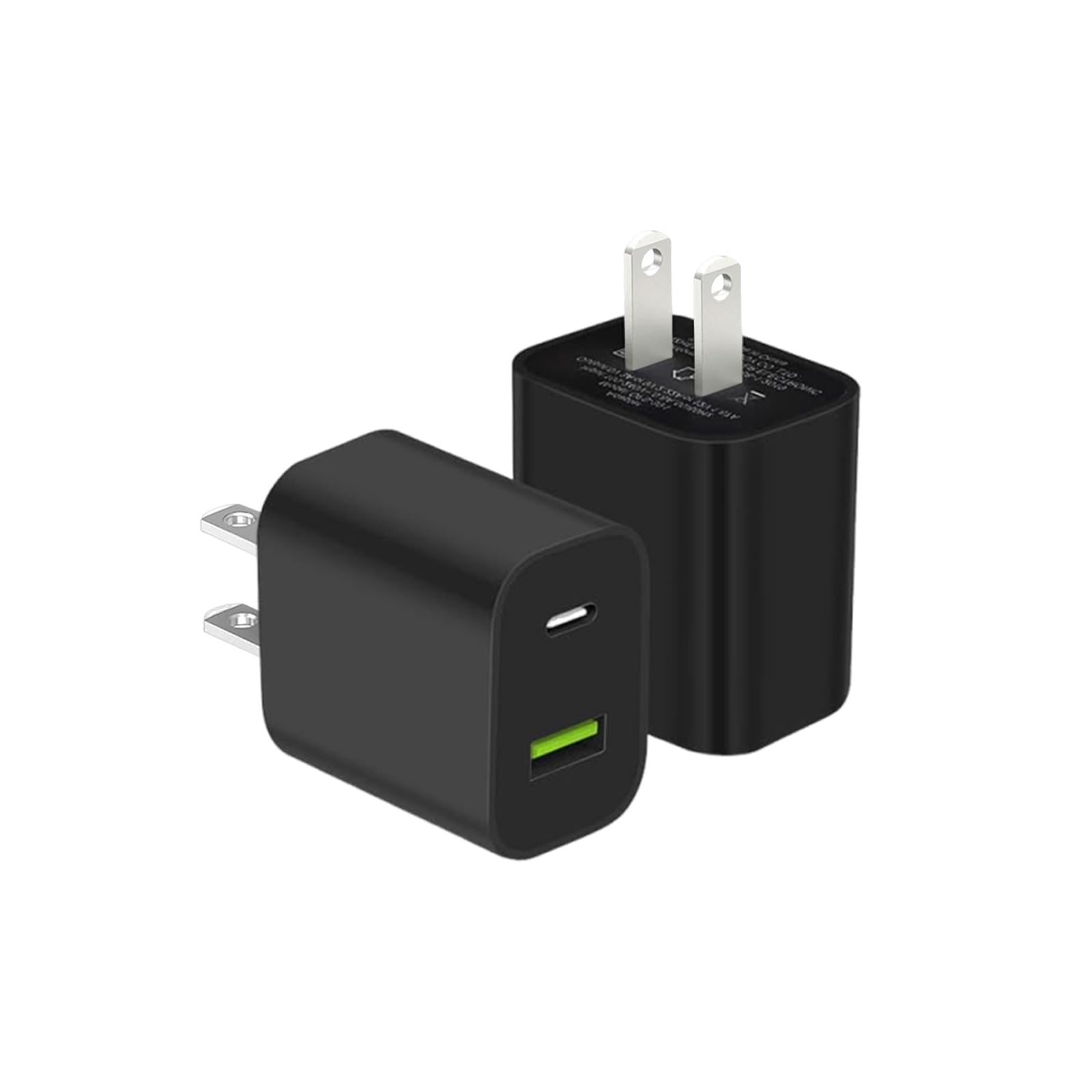 2 Pack USB C Charger Block