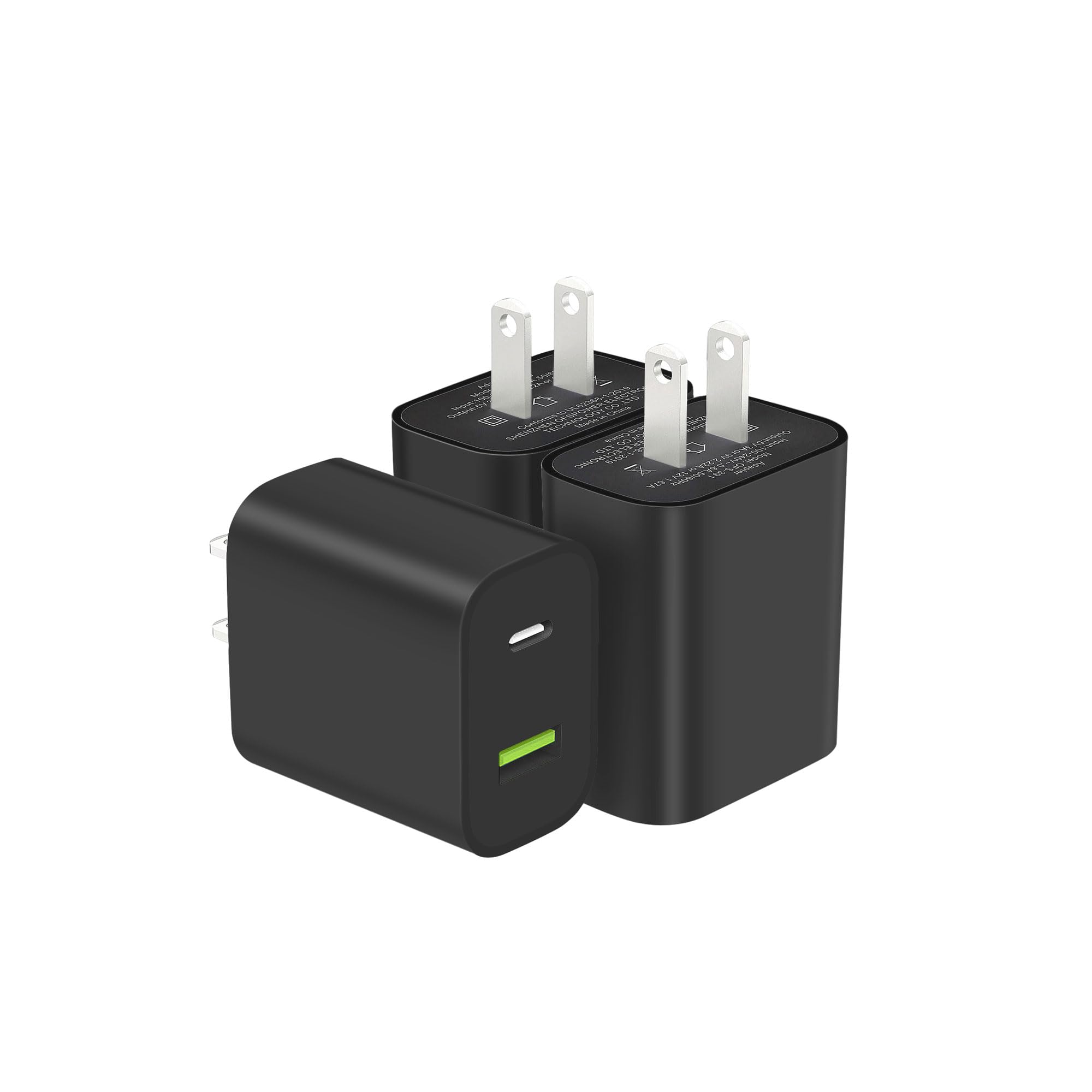2 Pack USB C Charger Block