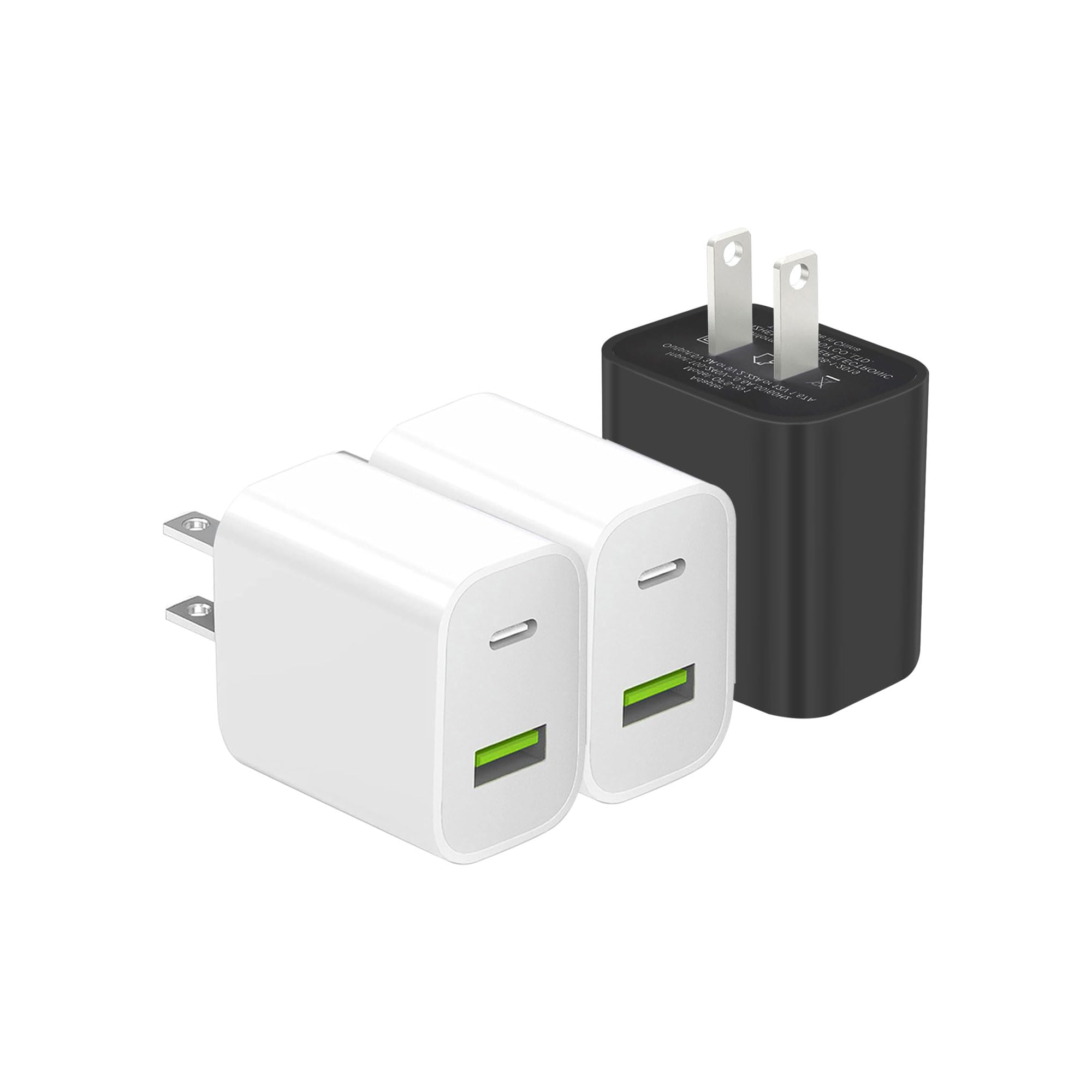 2 Pack USB C Charger Block