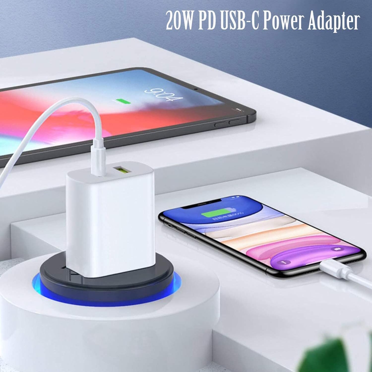 2 Pack USB C Charger Block