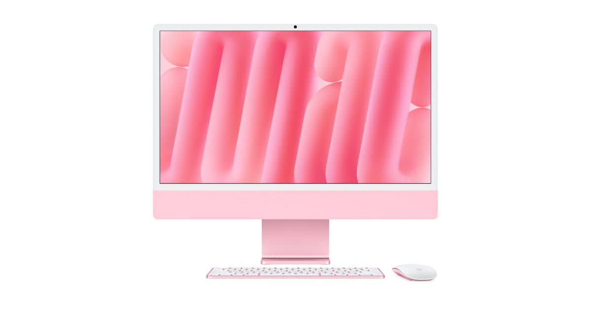 Apple 2024 iMac - Pink
