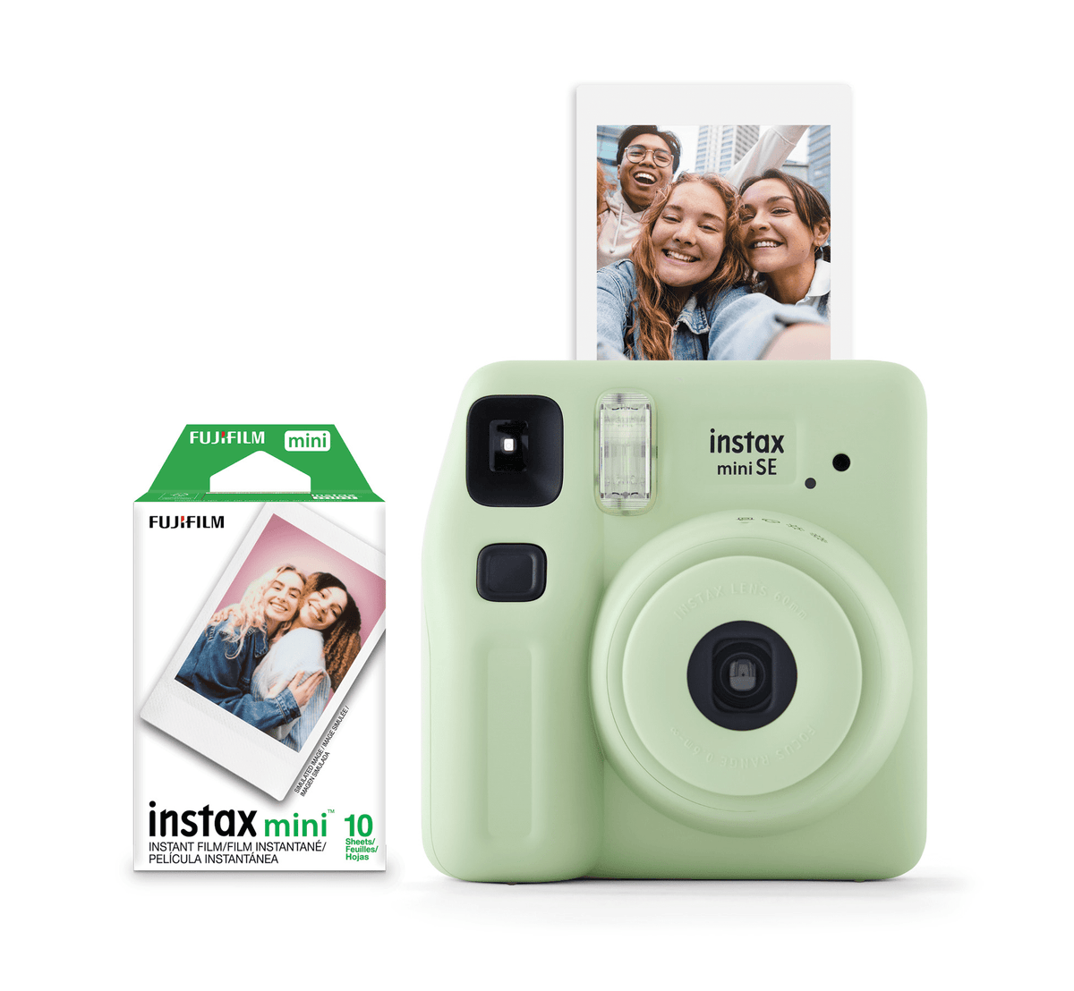 Fujifilm Instax Mini SE Instant Camera - Seafoam Green