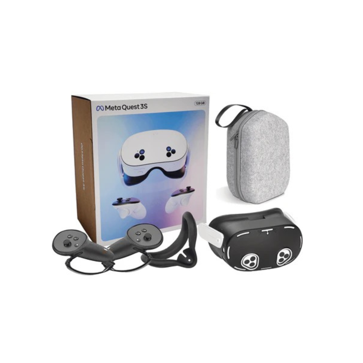 Quest 3S All-In-One VR Headset Essential Holiday Bundle - 256GB