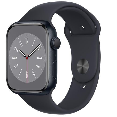 Restored Apple Watch Series 8 (GPS, 45mm) - Midnight Aluminum Case - Midnight Sport Band (Refurbished)