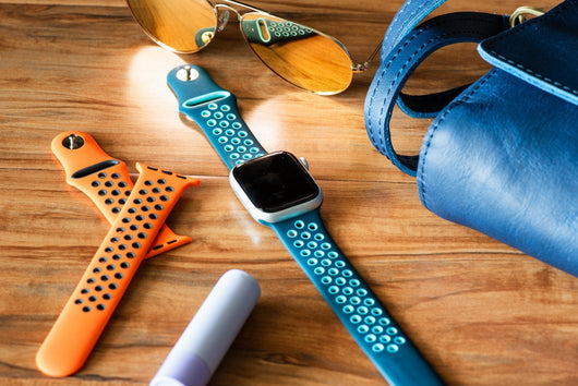 Ocean Blue Silicone Sport Band for Apple Watch
