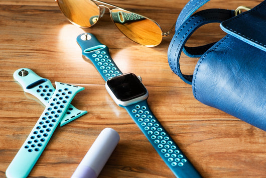 Ocean Blue Silicone Sport Band for Apple Watch