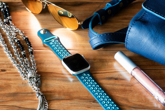 Ocean Blue Silicone Sport Band for Apple Watch