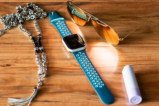 Ocean Blue Silicone Sport Band for Apple Watch