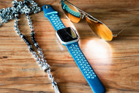 Ocean Blue Silicone Sport Band for Apple Watch
